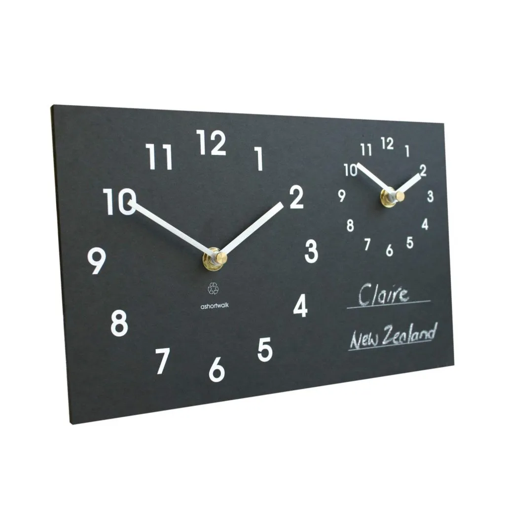 Dual Time Zone Clock