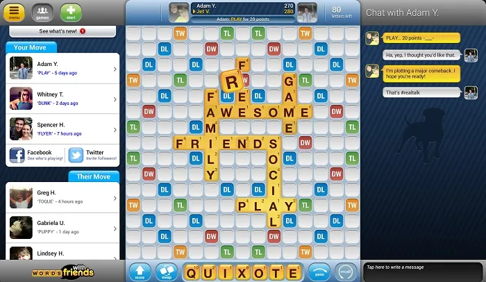 family games play home