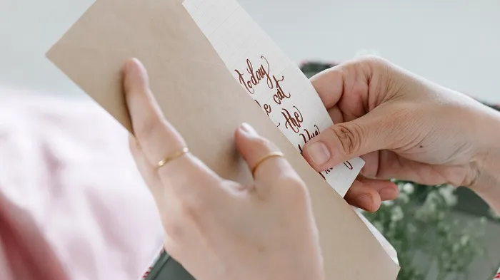 OPEN when LETTERS yourself