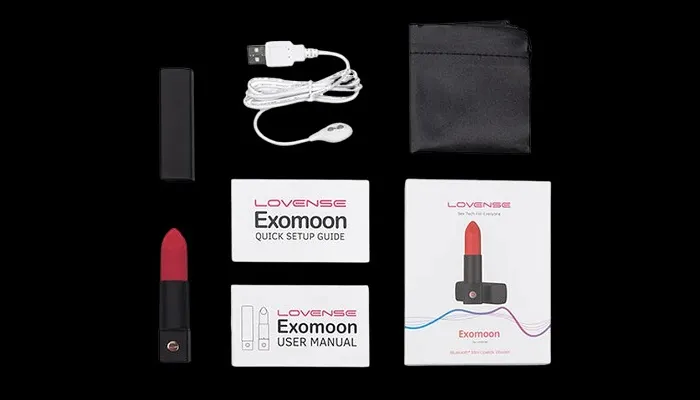 exomoon bluetooth secret lipstick VIBRATOR
