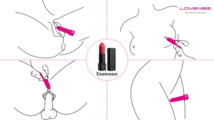 lovense exomoon lipstick vibe red