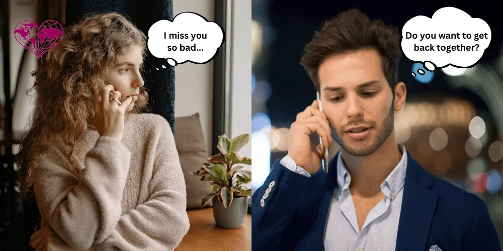 long distance exes back together